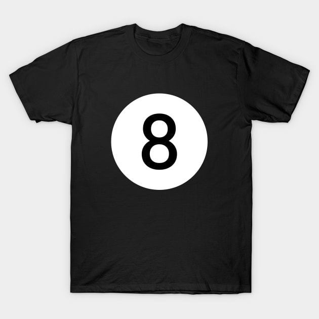 8 ball biliard pool T-Shirt by ShirtBricks